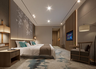 新中式酒店客房