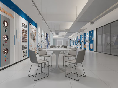 现代企业产品展厅展览、商务接待区