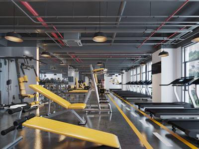 工业loft健身房