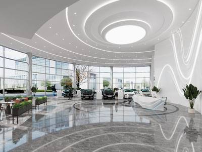 现代汽车展厅展览