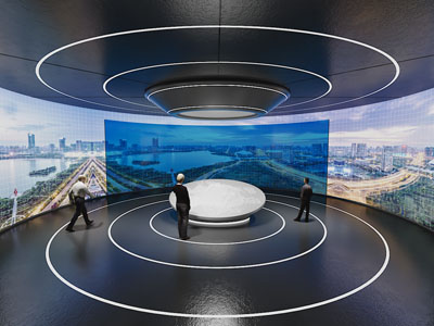 现代城市规划展厅展览