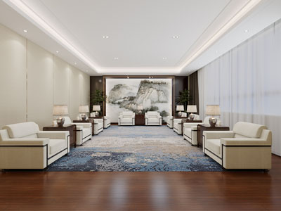 新中式贵宾室、接待厅、会客厅