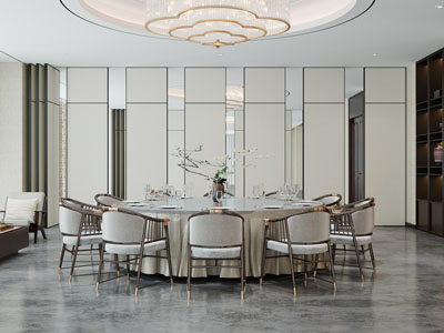 新中式酒店包厢包房