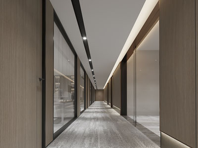 现代写字楼走廊过道