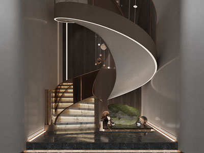 现代楼梯间