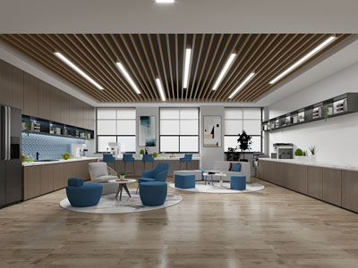 现代茶水间、休闲区