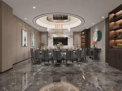 新中式酒店包厢包房