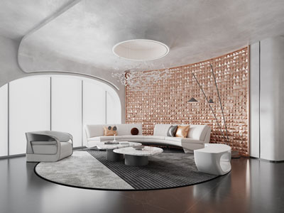 新中式商务洽谈区、接待区