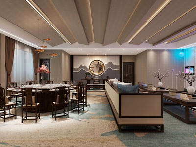 新中式酒店包厢包间