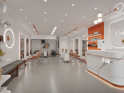 现代美容理发店