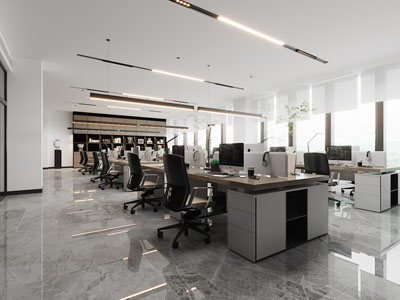 现代公共办公区
