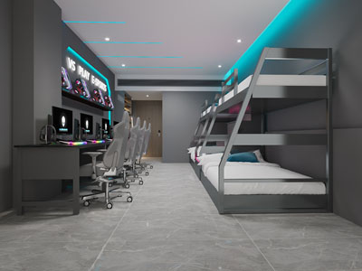 后现代电竞游戏包房