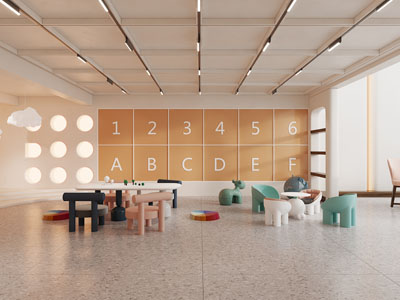 现代幼儿园活动教室