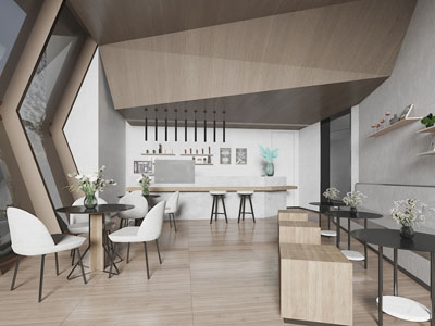 现代咖啡厅、咖啡馆