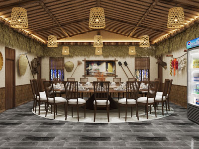 新中式民宿酒店包厢包间