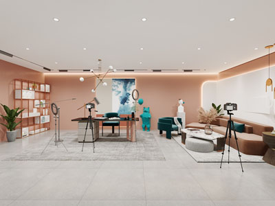 现代直播室、直播间