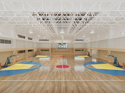 现代篮球馆