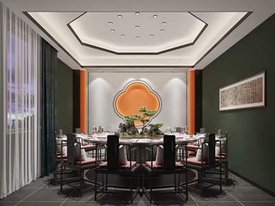 新中式酒店包厢包间