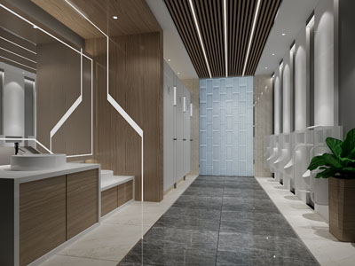 现代公共卫生间