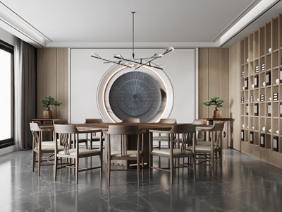 新中式酒店包厢包间