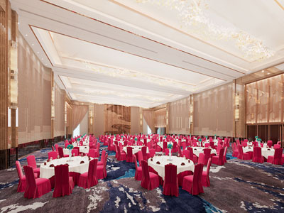 新中式婚庆宴客厅、就餐区