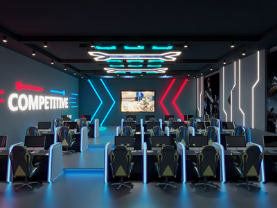 现代电竞游戏网咖、网吧