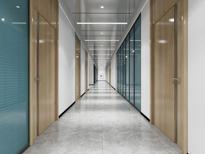 现代办公室走廊过道