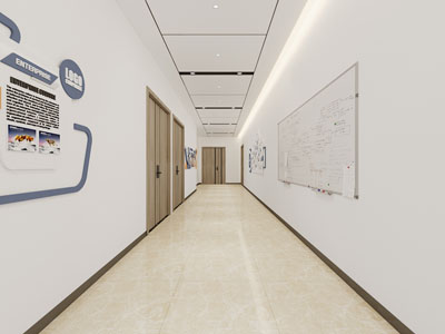 现代公司走廊过道