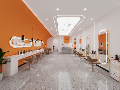 现代轻奢美容化妆间