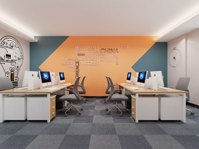 现代公共办公区