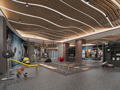 现代健身房