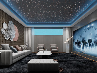 现代视听室、影音室