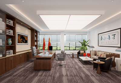 新中式董事长、总经理办公室