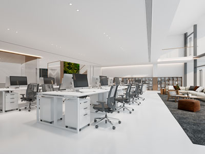现代公共办公区