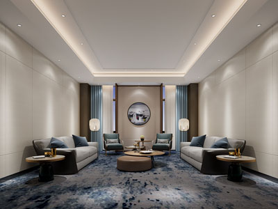 新中式贵宾室、会客厅