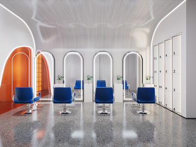 现代轻奢美容美发店