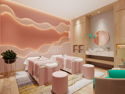 现代轻奢美容按摩院