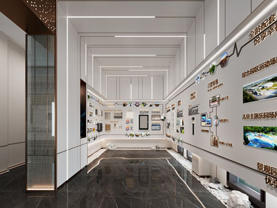 现代景观园区文化展厅展览