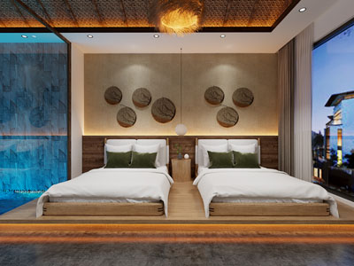 现代民宿酒店客房