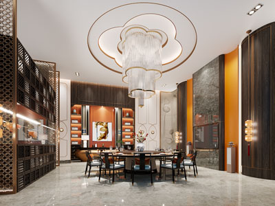 新中式酒店包厢包间