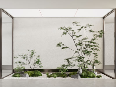 现代室内景观小品