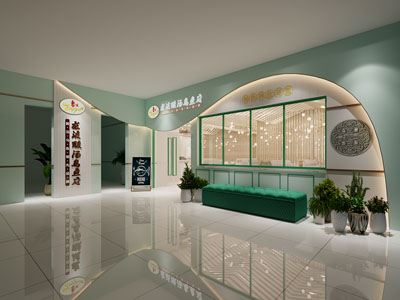 现代饭店餐馆门头