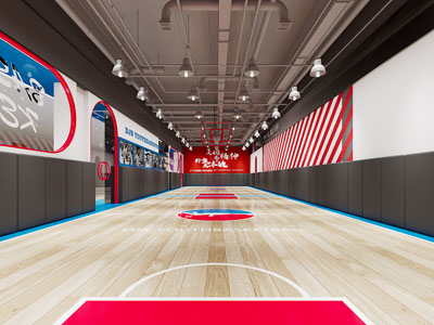 工业loft篮球馆