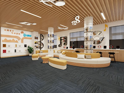 现代音像店、有声书吧、图书馆