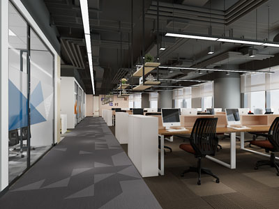 现代公共办公区