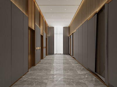 现代走廊过道
