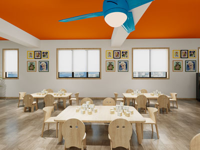 北欧幼儿园活动教室