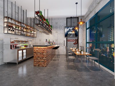 工业loft咖啡厅、咖啡馆