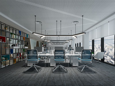 现代公共办公区