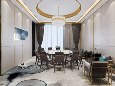 新中式酒店包厢包间